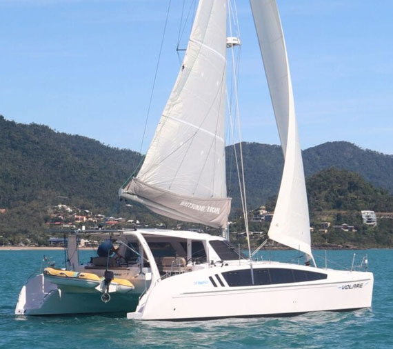 Seawind 1260 test sails in Phuket